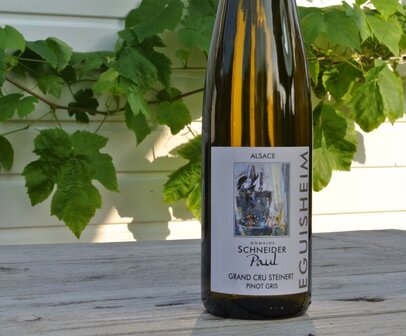 Pinot Gris Grand Cru Steinert Paul Schneider wijnfles