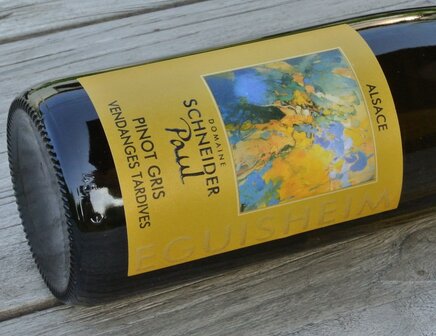 Afbeelding etiket Pinot Gris Vendanges Tardives Paul Schneider