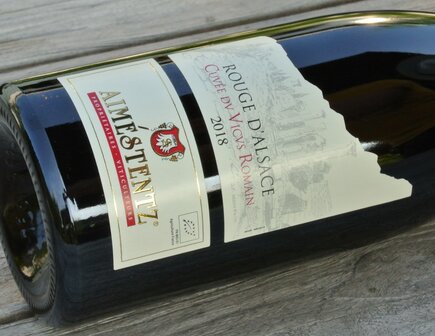 Afbeelding etiket Rouge d Alsace Cuvee Vicus Romain Aime Stentz