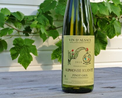 Afbeelding fles Pinot Gris Alphonse Kuentz Elzas wijn