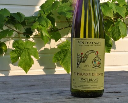 Afbeelding fles Pinot Blanc Alphonse Kuentz Elzas wijn