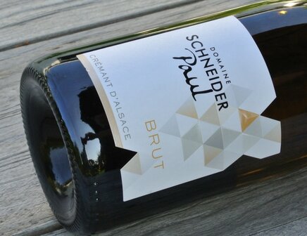 Afbeelding etiket Cremant d Alsace Brut Paul Schneider