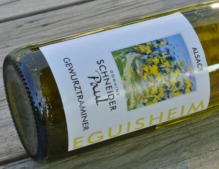 Afbeelding etiket Gewurztraminer Paul Schneider 