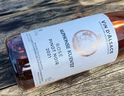 Afbeelding etiket Pinot Noir Rose Alphonse Kuentz