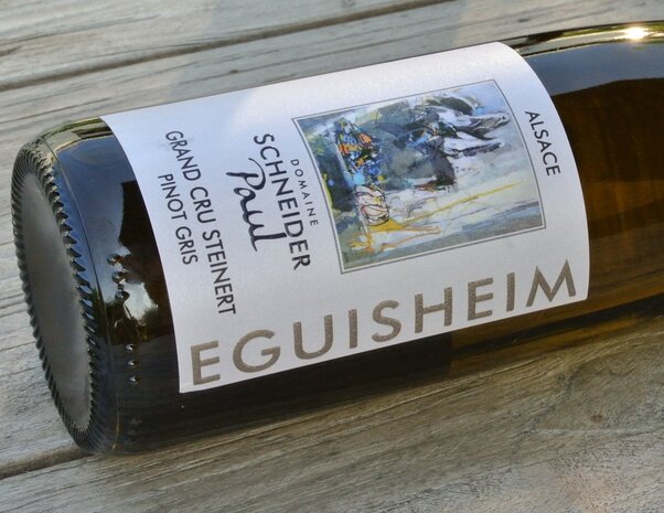 Afbeelding etiket Pinot Gris Grand Cru Steinert Paul Schneider