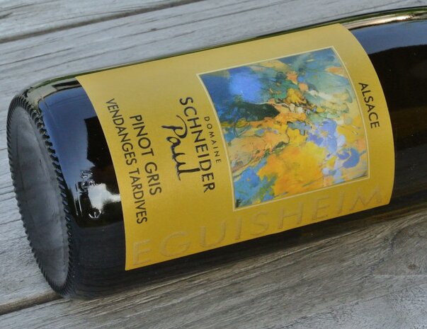 Afbeelding etiket Pinot Gris Vendanges Tardives Paul Schneider