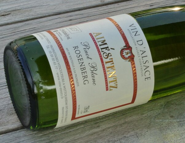 Afbeelding etiket Pinot Blanc Rosenberg Aime Stentz