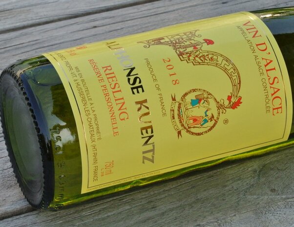 Afbeelding etiket Riesling Alphonse Kuentz