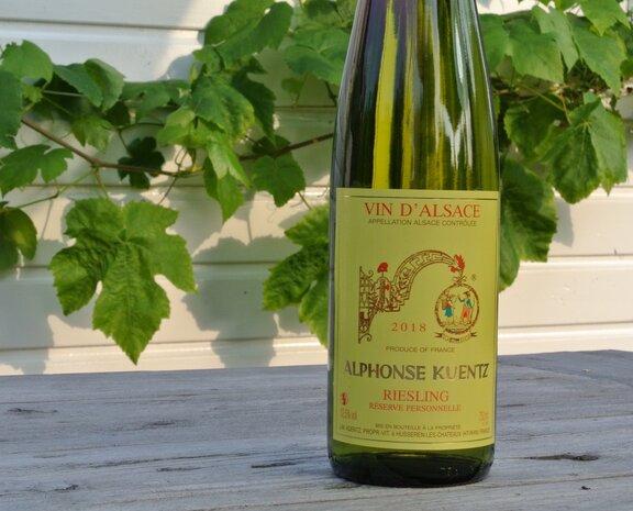 Afbeelding fles Riesling Alphonse Kuentz Elzas wijn